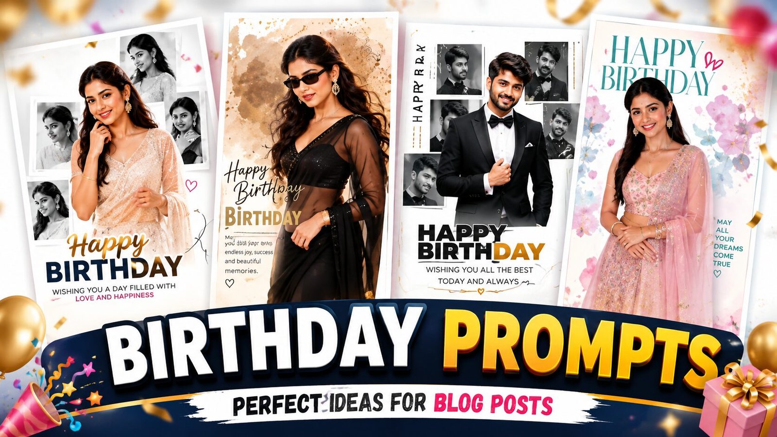 luxury frame birthday poster ai photo editing: free guide