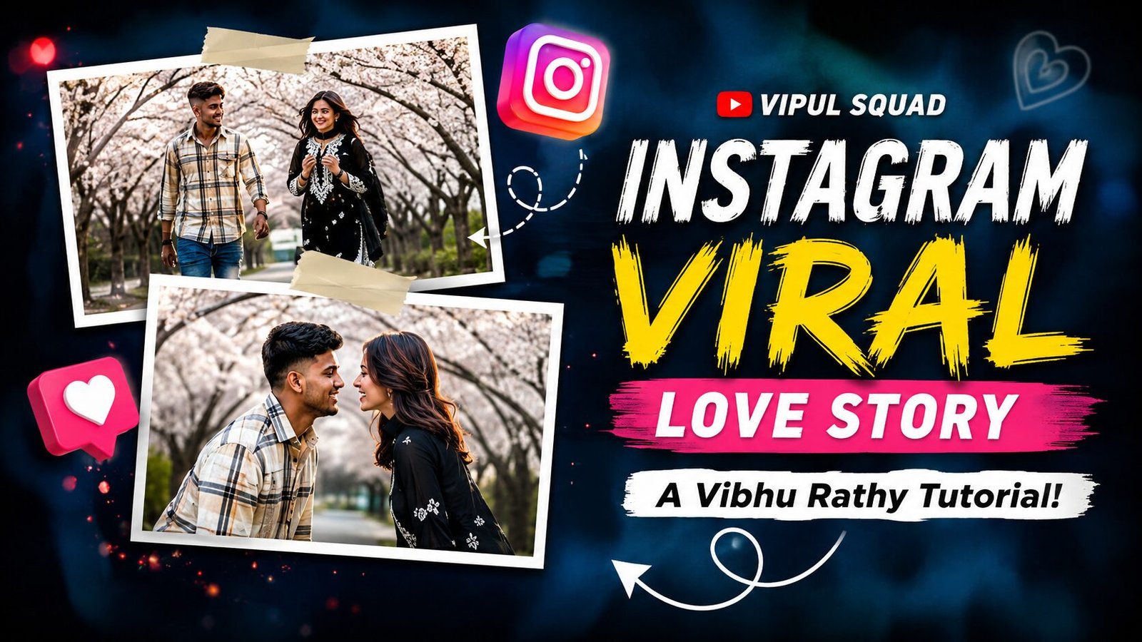 Vipul Squad : Couple Love Story  Viral Couple Love Story AI Video